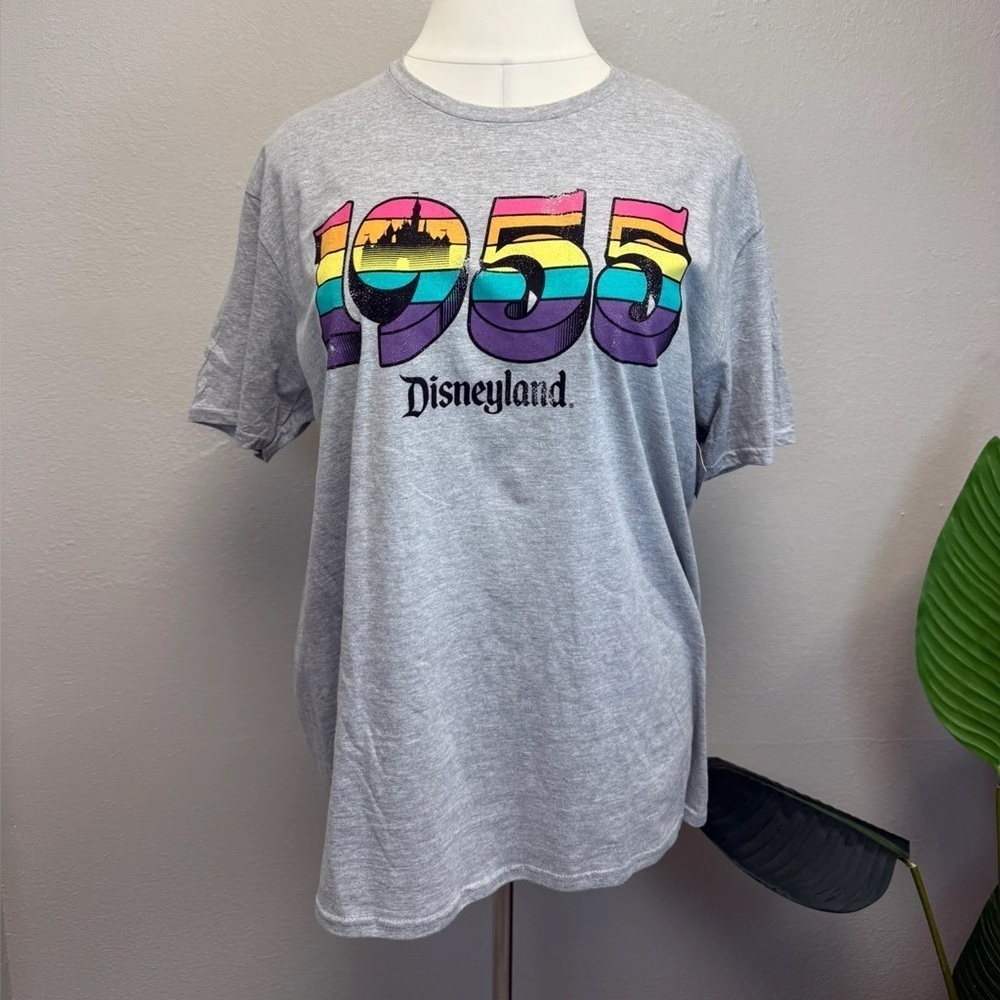 Disney 1955 Disneyland Grey Tee Shirt - New - Size XXL